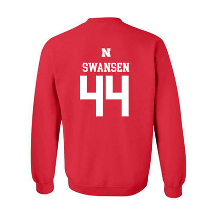 Nebraska - NCAA Baseball : Gabe Swansen - Crewneck Sweatshirt Classic Shersey