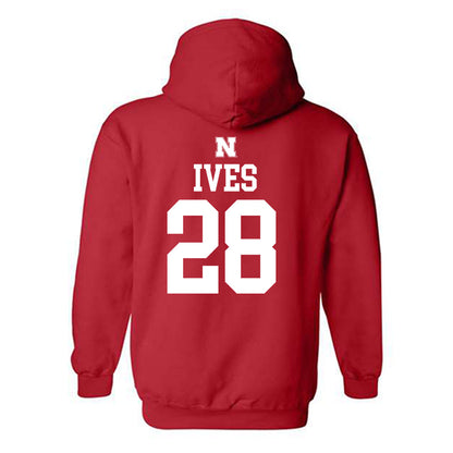 Nebraska - NCAA Football : Kwinten Ives - Hooded Sweatshirt