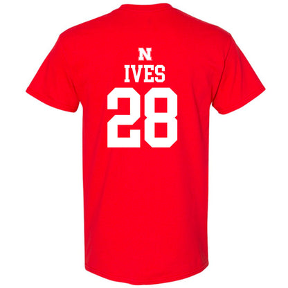 Nebraska - NCAA Football : Kwinten Ives - Short Sleeve T-Shirt