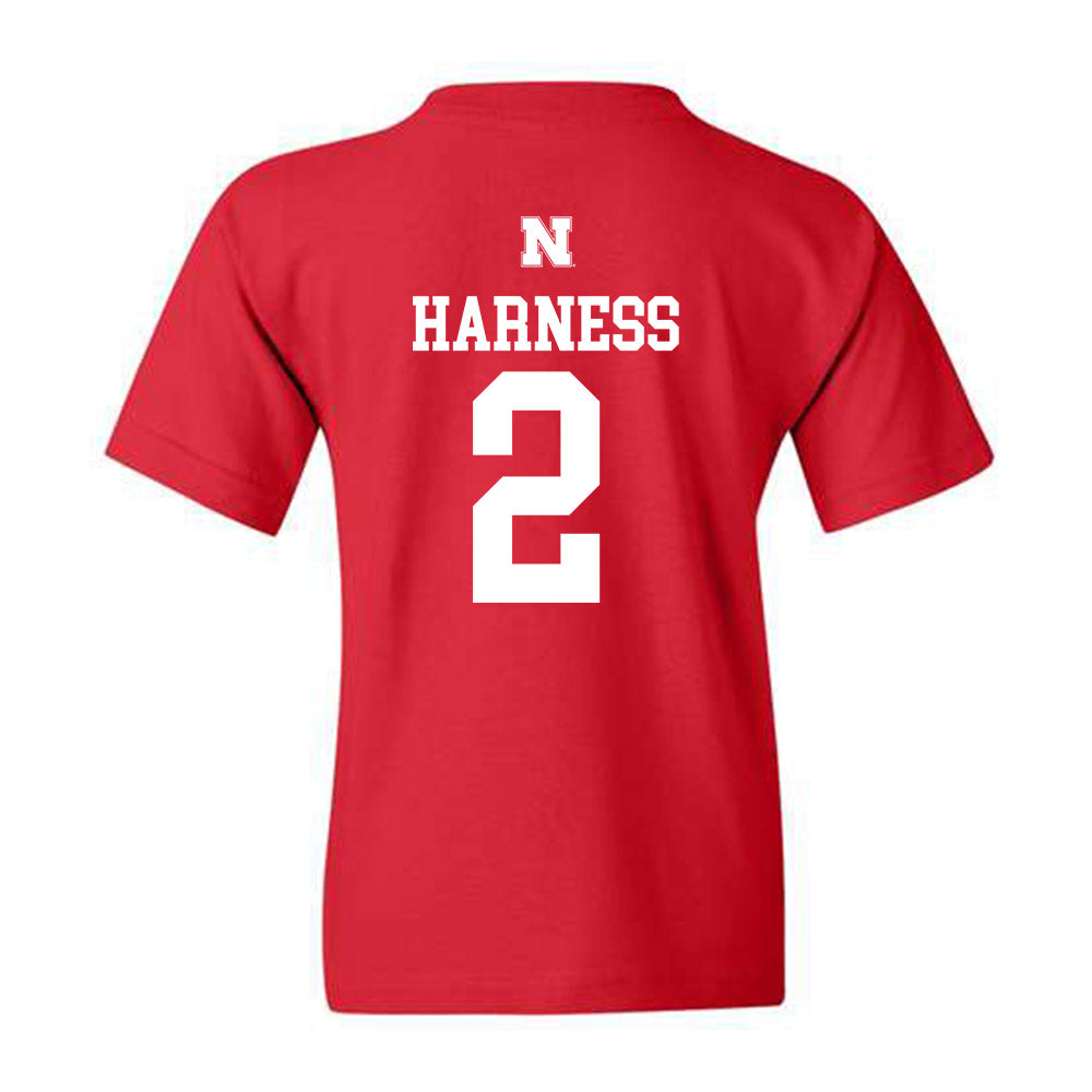 Nebraska - NCAA Softball : Sarah Harness - Youth T-Shirt Classic Shersey