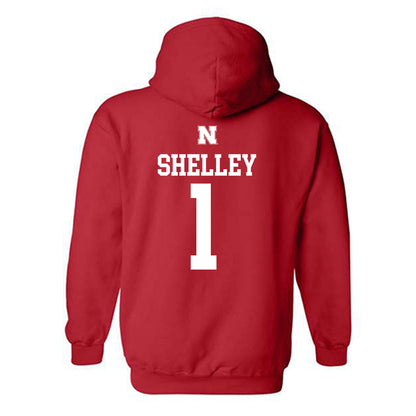 Nebraska - NCAA Women's Basketball : Jaz Shelley - Hooded Sweatshirt Classic Shersey