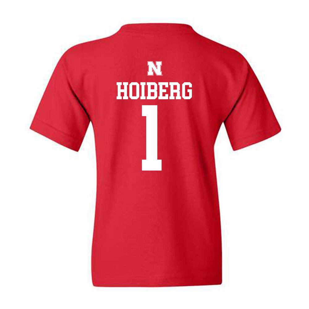 Nebraska - NCAA Men's Basketball : Samuel Hoiberg - Youth T-Shirt Classic Shersey