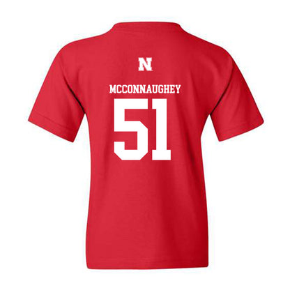 Nebraska - NCAA Baseball : Mason McConnaughey - Youth T-Shirt Classic Shersey