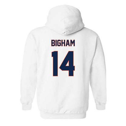 Virginia - NCAA Softball : Eden Bigham - Hooded Sweatshirt Replica Shersey