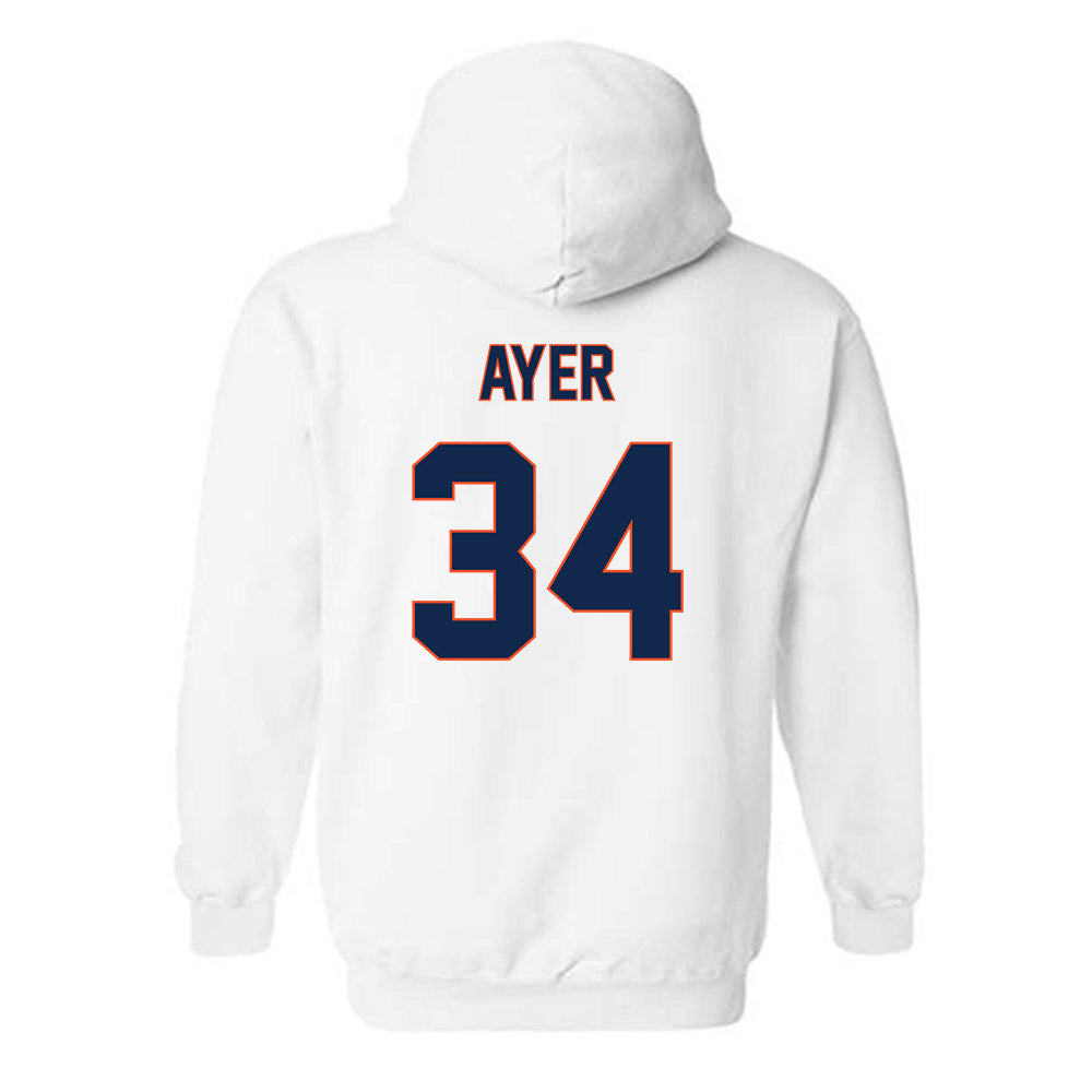 Virginia - NCAA Softball : Kelly Ayer - Hooded Sweatshirt Replica Shersey