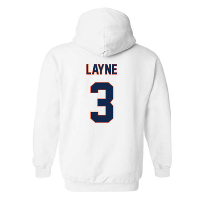 Virginia - NCAA Softball : Courtney Layne - Hooded Sweatshirt Replica Shersey