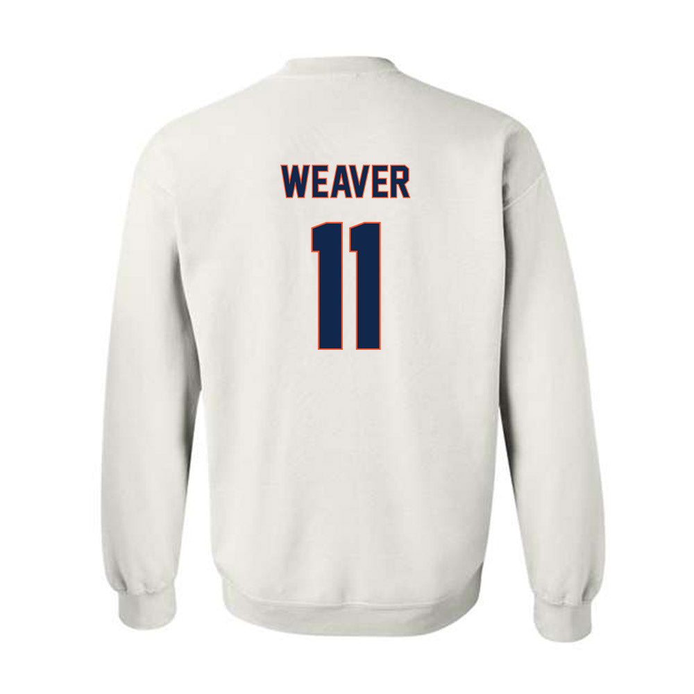 Virginia - NCAA Softball : Abby Weaver - Crewneck Sweatshirt Replica Shersey