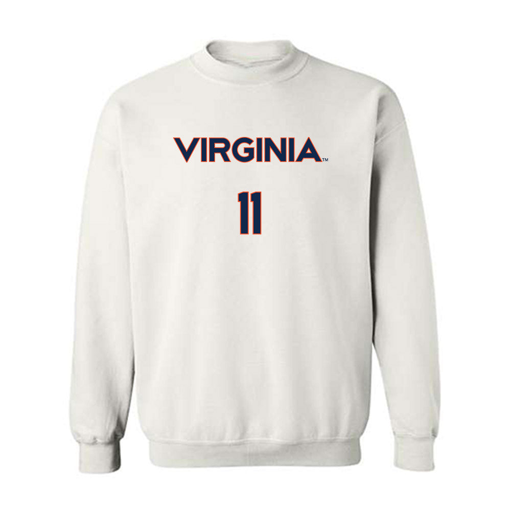 Virginia - NCAA Softball : Abby Weaver - Crewneck Sweatshirt Replica Shersey