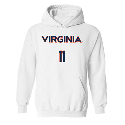 Virginia - NCAA Softball : Abby Weaver - Hooded Sweatshirt Replica Shersey