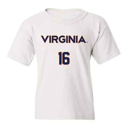 Virginia - NCAA Softball : Mary Caroline Eaton - Youth T-Shirt Replica Shersey