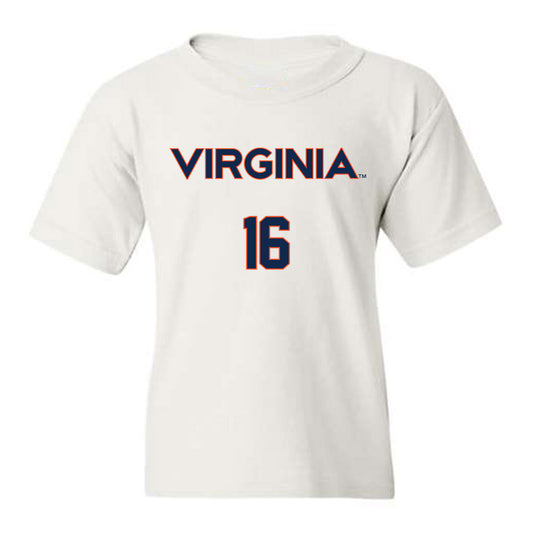 Virginia - NCAA Softball : Mary Caroline Eaton - Youth T-Shirt Replica Shersey