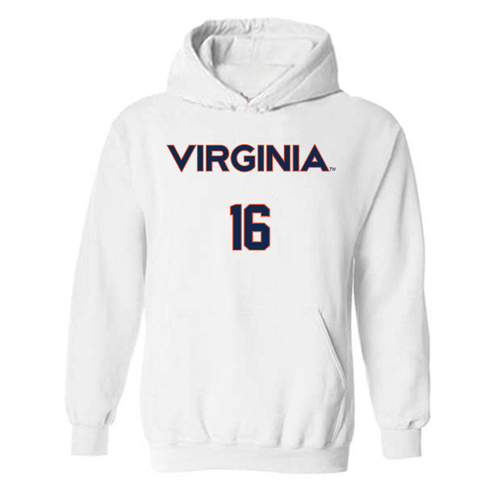 Virginia - NCAA Softball : Mary Caroline Eaton - Hooded Sweatshirt Replica Shersey