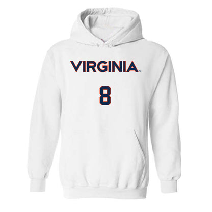 Virginia - NCAA Softball : Kassidy Hudson - Hooded Sweatshirt Replica Shersey