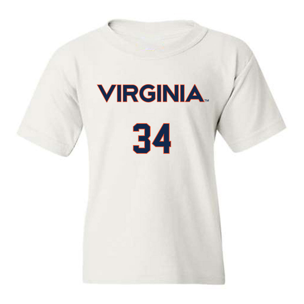 Virginia - NCAA Softball : Kelly Ayer - Youth T-Shirt Replica Shersey