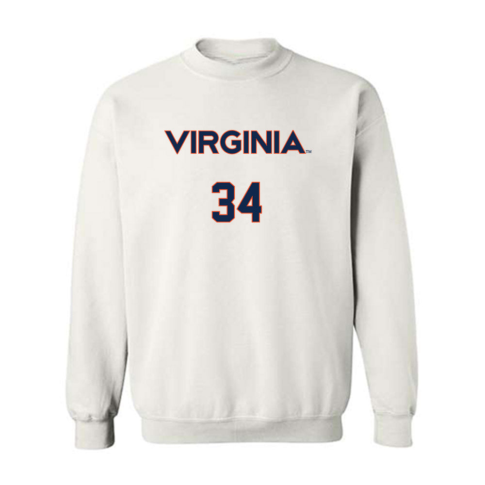 Virginia - NCAA Softball : Kelly Ayer - Crewneck Sweatshirt Replica Shersey