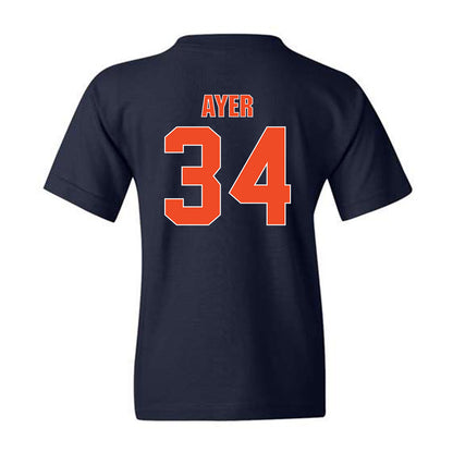 Virginia - NCAA Softball : Kelly Ayer - Youth T-Shirt Replica Shersey