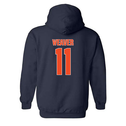 Virginia - NCAA Softball : Abby Weaver - Hooded Sweatshirt Replica Shersey