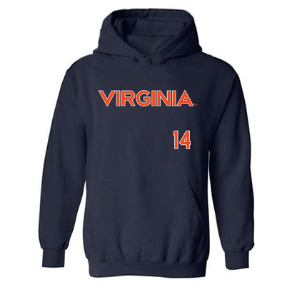 Virginia - NCAA Softball : Eden Bigham - Hooded Sweatshirt Replica Shersey