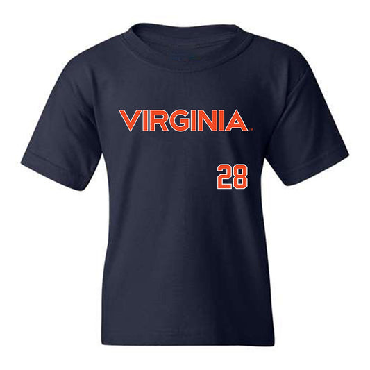 Virginia - NCAA Softball : Leah Boggs - Youth T-Shirt Replica Shersey