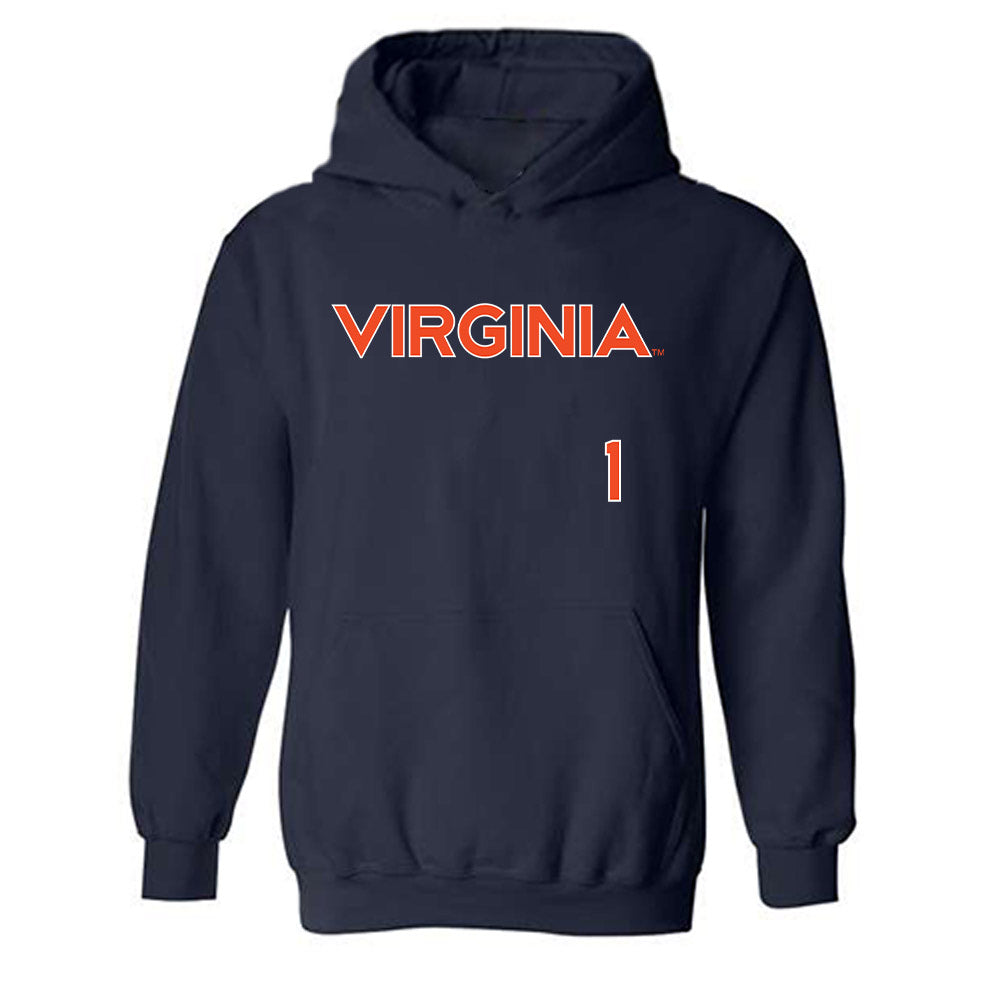 Virginia - NCAA Softball : Kelsey Hackett - Hooded Sweatshirt Replica Shersey