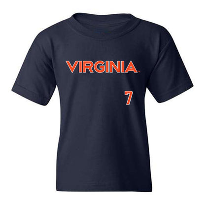 Virginia - NCAA Softball : Sarah Coon - Youth T-Shirt Replica Shersey