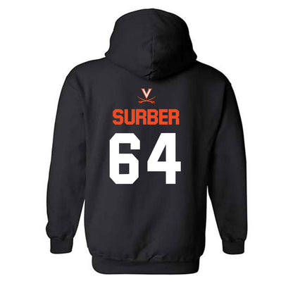 Virginia - NCAA Football : Cole Surber - Hooded Sweatshirt