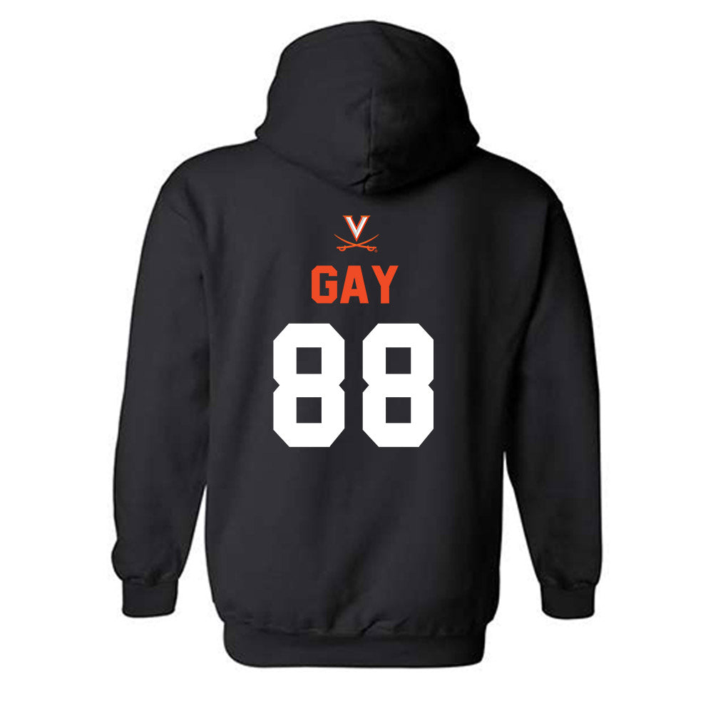 Virginia - NCAA Football : Karson Gay Hooded Sweatshirt