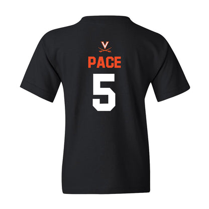 Virginia - NCAA Football : Kobe Pace - Youth T-Shirt