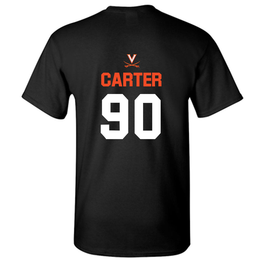 Virginia - NCAA Football : Jahmeer Carter Short Sleeve T-Shirt