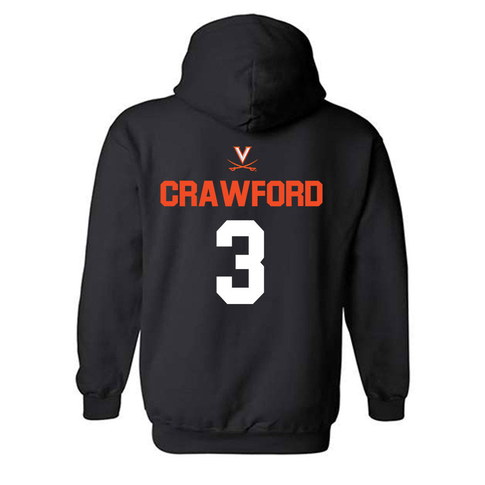 Virginia - NCAA Football : Delaney Crawford Hooded Sweatshirt