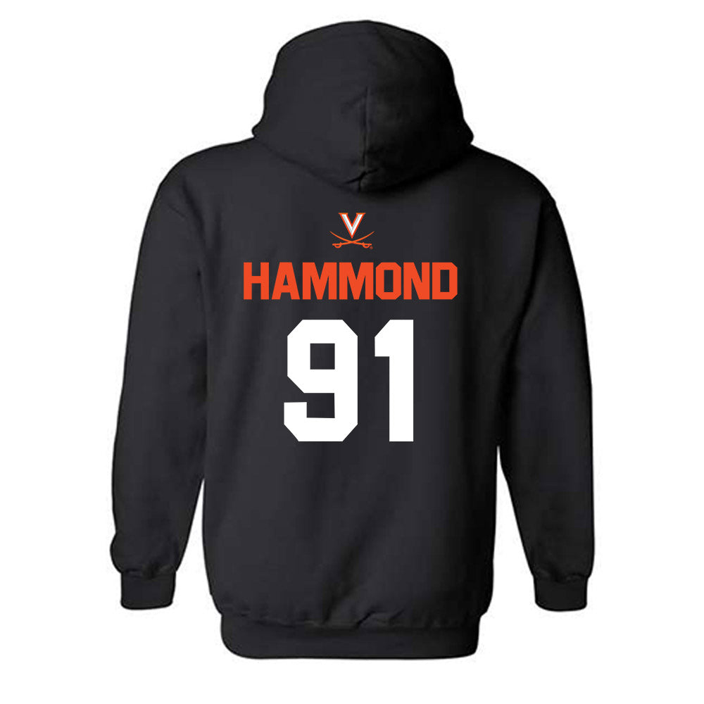 Virginia - NCAA Football : Jason Hammond - Hooded Sweatshirt