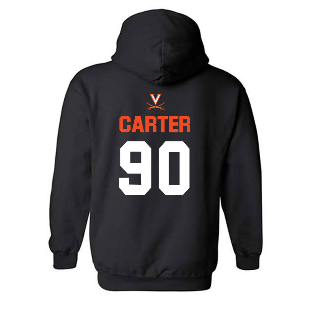 Virginia - NCAA Football : Jahmeer Carter Hooded Sweatshirt