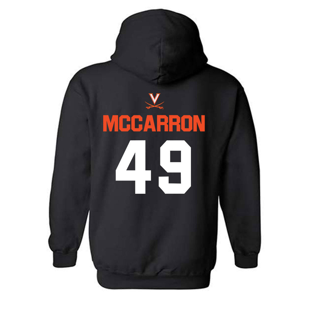 Virginia - NCAA Football : Josh McCarron - Hooded Sweatshirt