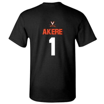 Virginia - NCAA Football : Paul Akere Short Sleeve T-Shirt
