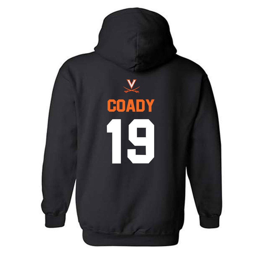 Virginia - NCAA Baseball : Owen Coady - Hooded Sweatshirt Sports Shersey