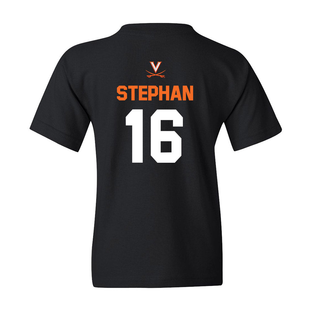 Virginia - NCAA Baseball : Anthony Stephan - Youth T-Shirt Sports Shersey