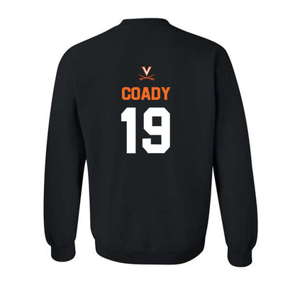 Virginia - NCAA Baseball : Owen Coady - Crewneck Sweatshirt Sports Shersey