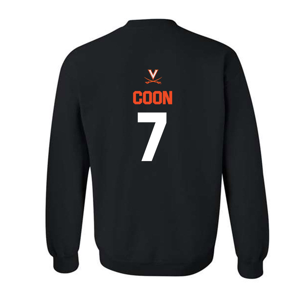 Virginia - NCAA Softball : Sarah Coon - Crewneck Sweatshirt Sports Shersey