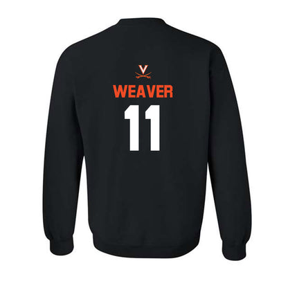 Virginia - NCAA Softball : Abby Weaver - Crewneck Sweatshirt Sports Shersey