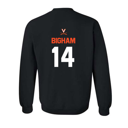 Virginia - NCAA Softball : Eden Bigham - Crewneck Sweatshirt Sports Shersey