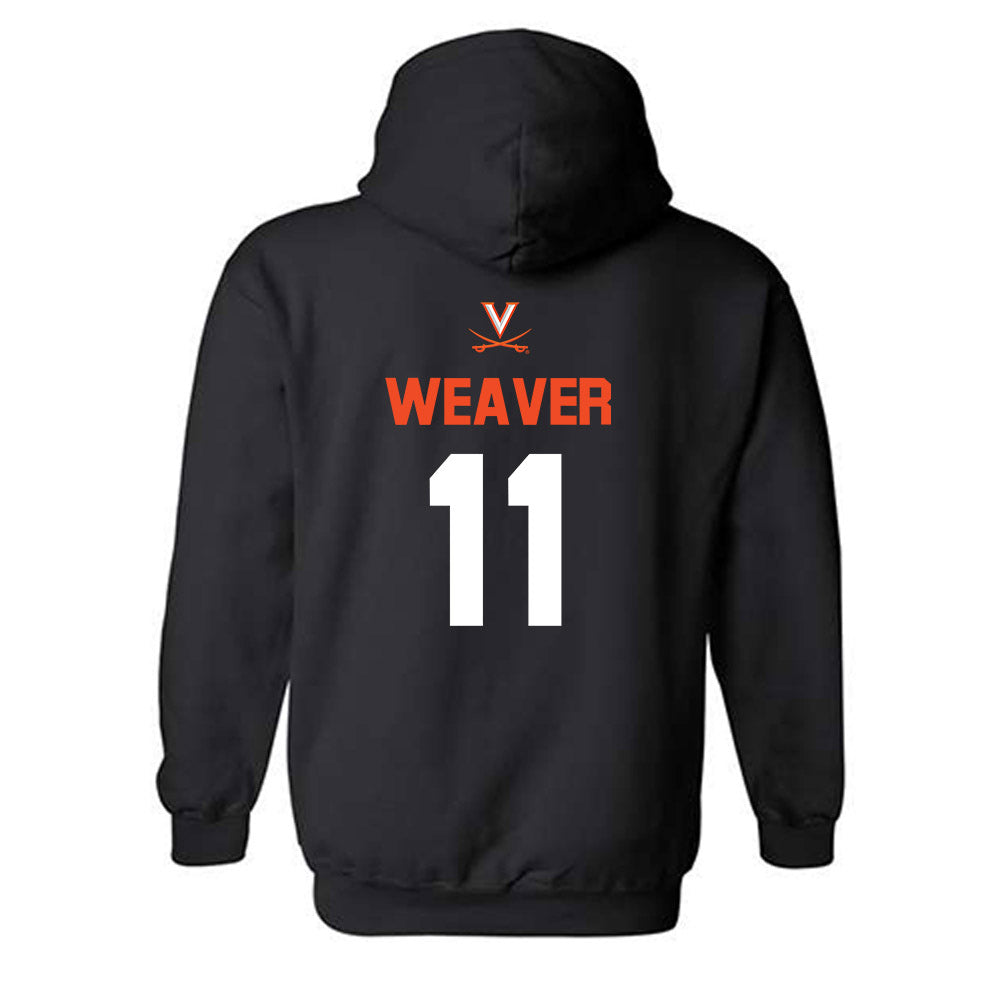 Virginia - NCAA Softball : Abby Weaver - Hooded Sweatshirt Sports Shersey