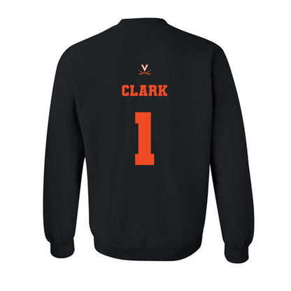 Virginia - NCAA Women's Basketball : Paris Clark - Crewneck Sweatshirt Classic Shersey