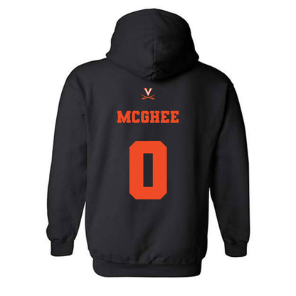 Virginia - NCAA Women's Basketball : Olivia McGhee - Hooded Sweatshirt Classic Shersey