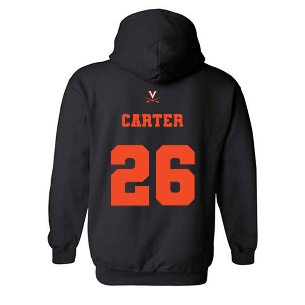 Virginia - NCAA Women's Soccer : Maya Carter - Hooded Sweatshirt Classic Shersey