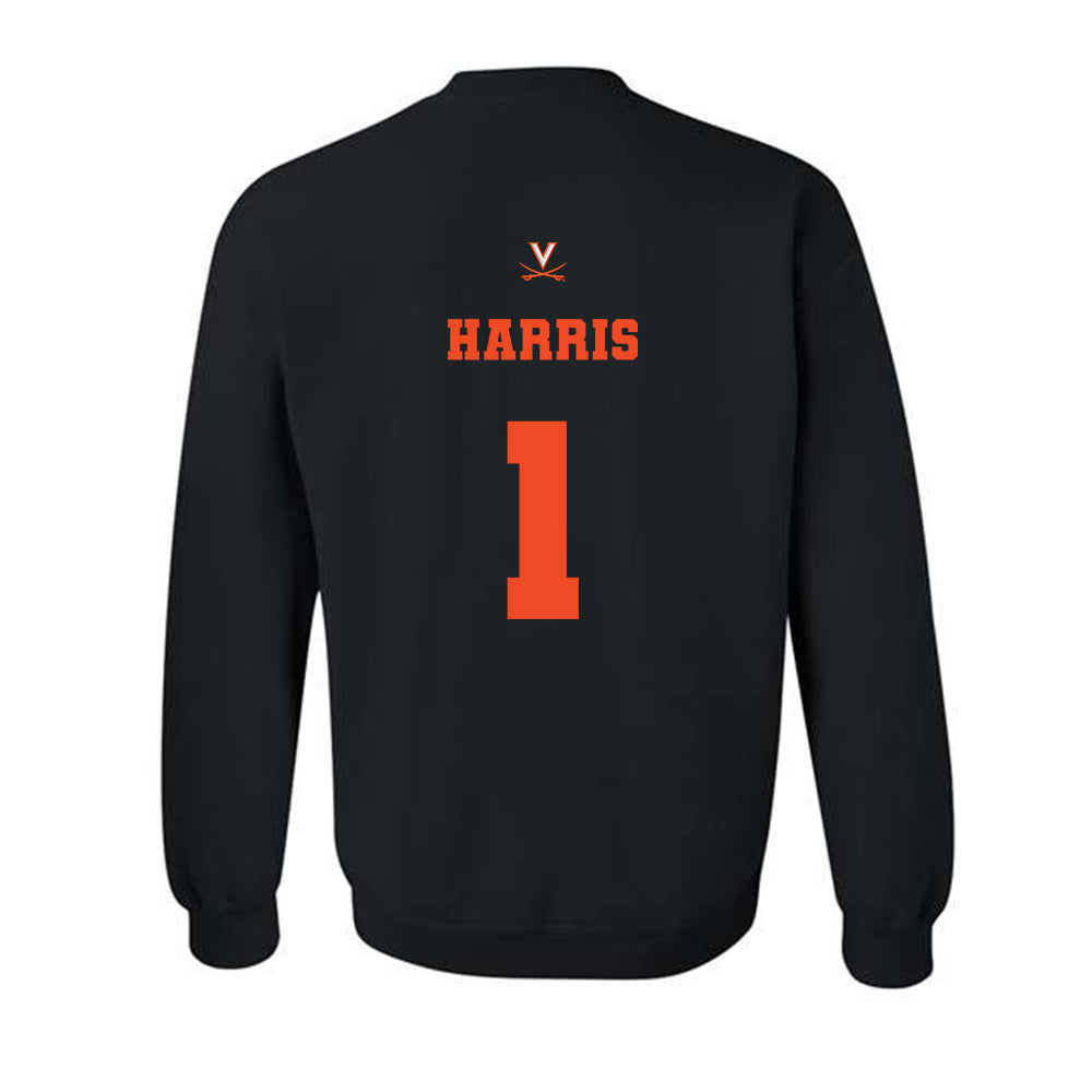 Virginia - NCAA Men's Basketball : Dante Harris - Crewneck Sweatshirt Classic Shersey