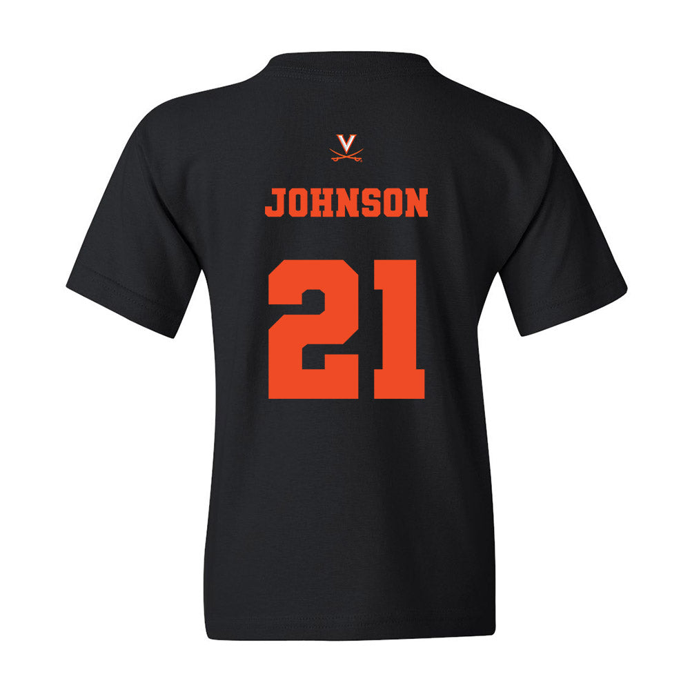 Virginia - NCAA Women's Basketball : Kymora Johnson - Youth T-Shirt Classic Shersey