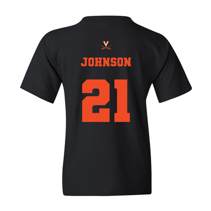 Virginia - NCAA Women's Basketball : Kymora Johnson - Youth T-Shirt Classic Shersey