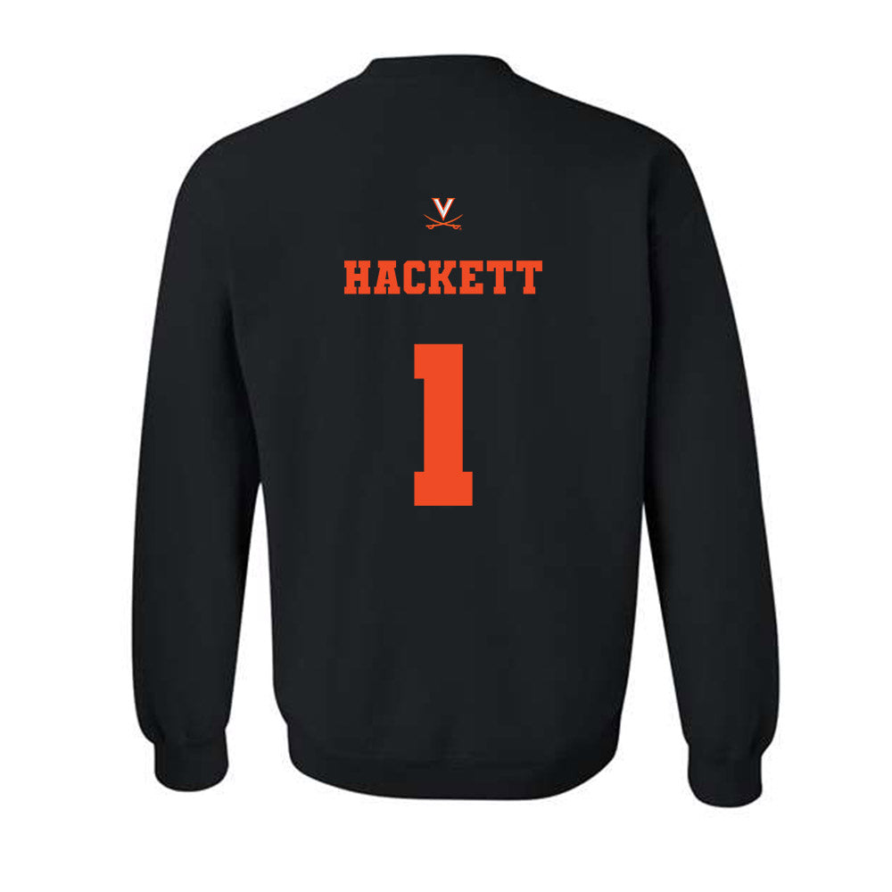 Virginia - NCAA Softball : Kelsey Hackett - Crewneck Sweatshirt Classic Shersey