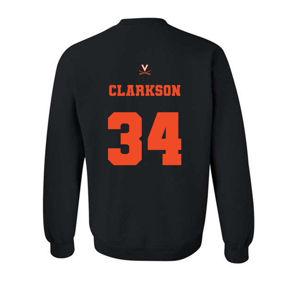 Virginia - NCAA Women's Basketball : London Clarkson - Crewneck Sweatshirt Classic Shersey