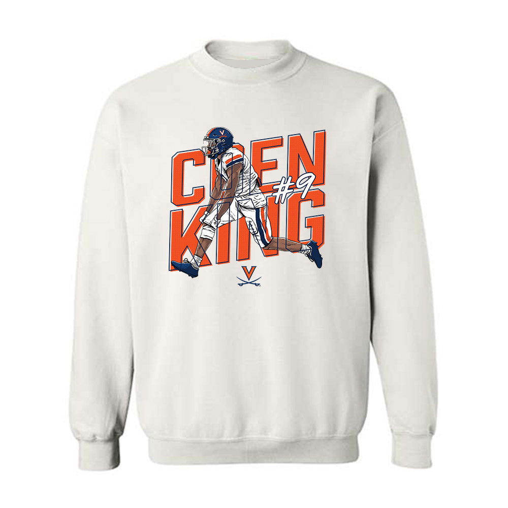 Virginia - NCAA Football : Coen King Illustration Sweatshirt